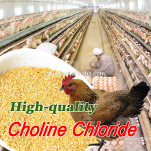 Chine Chlore additif de choline d&#39;alimentation de nutrition pour l&#39;alimentation de Pourtry 60% 70% épi de maïs, maïs de chlorure de choline 60 d&#39;échantillons libres de vente chaude